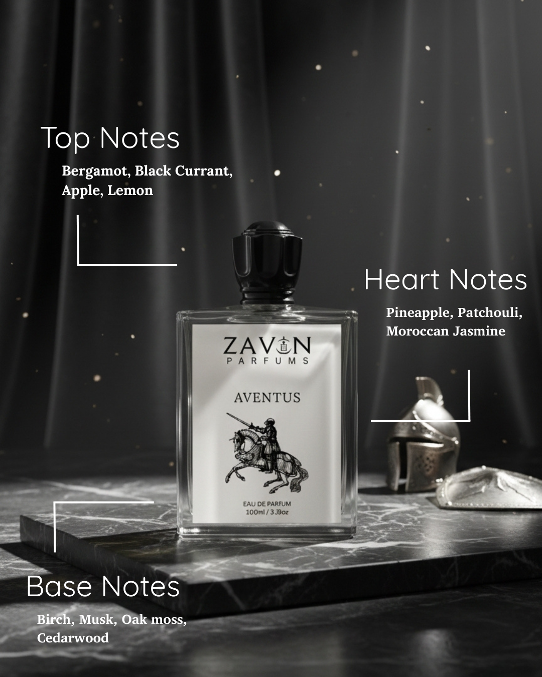 Aventus Perfume for Men | Fruity, Smoky & Woody Fragrance | Long Lasting Eau de Parfum | 100ml - Image 2