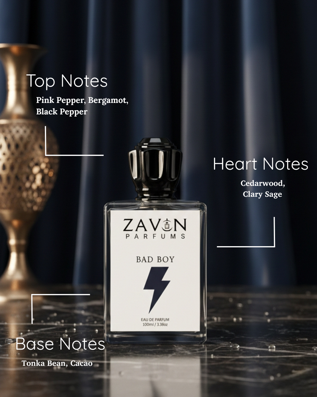 Bad Boy Perfume for Men | Bold Woody & Spicy Fragrance | Long Lasting Eau de Parfum | 100ml - Image 2