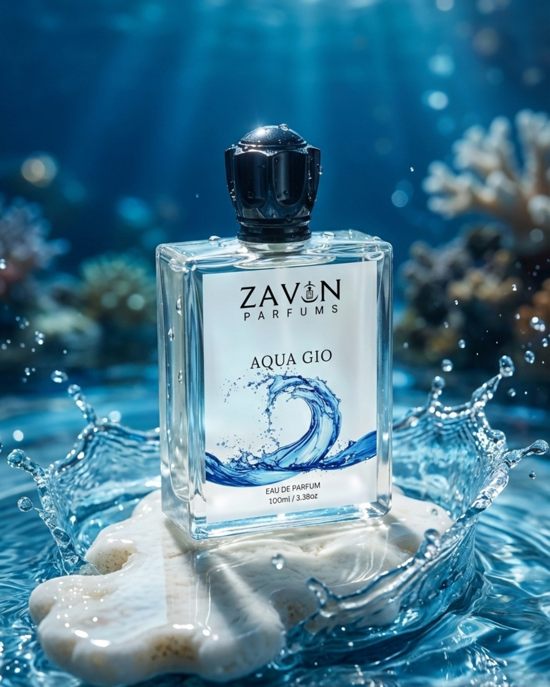 Aqua Gio Perfume for Men | Fresh Aquatic & Citrus Fragrance | Long Lasting Eau de Parfum | 100ml - Image 4