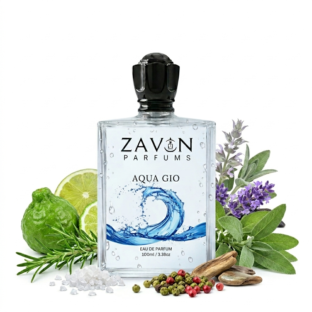 Aqua Gio Perfume for Men | Fresh Aquatic & Citrus Fragrance | Long Lasting Eau de Parfum | 100ml